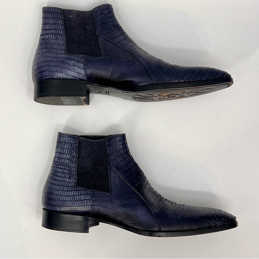 Jo Ghost Python Chelsea Boots Navy 42 - image 2